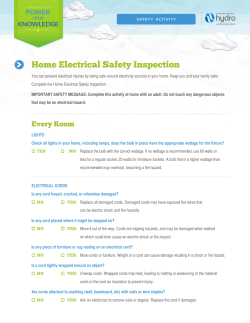 Home Electrical Safety Inspection