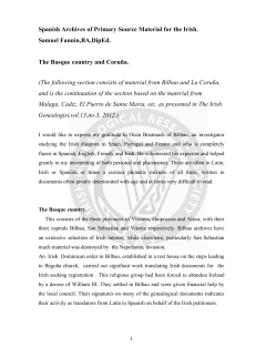 Bilbao and La Coruña