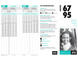 Route 67 - City of Edmonton