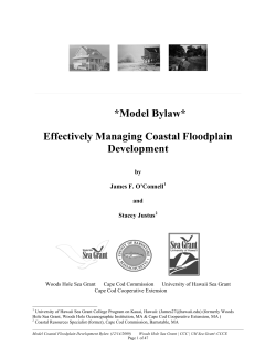 Model bylaw