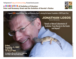 jonathan losos - Princeton University