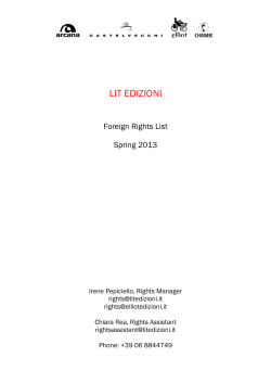 fiction - Lit Edizioni