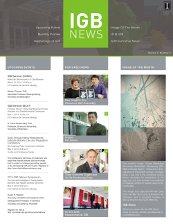 No. 2 - Institute for Genomic Biology