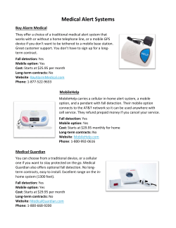 Medical Alert Systems