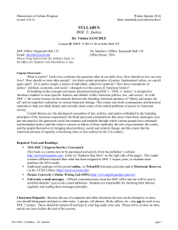 SYLLABUS DOC 2: Justice - Thurgood Marshall College