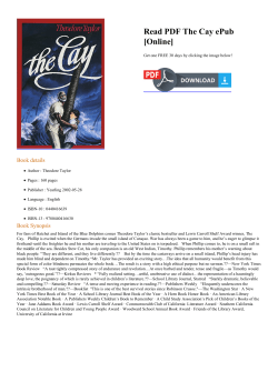Read PDF The Cay ePub [Online]