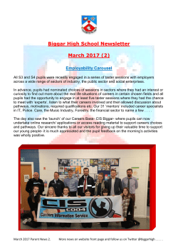 Biggar High School Newsletter March 2017 (2)