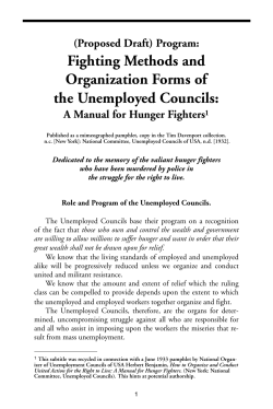 Fighting Methods and Organization Forms of the