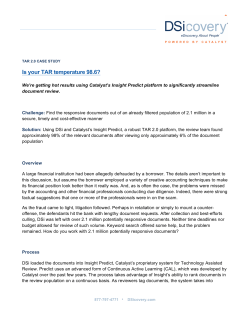 Is your TAR temperature 98.6?