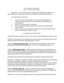 Mr. Baumann`s Study Guide Chap. 6