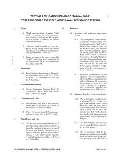 Testing Application Standard (TAS)