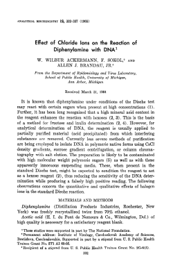 Effect of Chloride Ions on the Reaction of