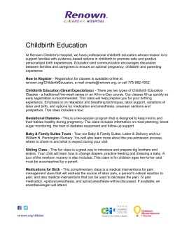 Childbirth Education