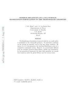 General relativity on a null surface: Hamiltonian formulation in the