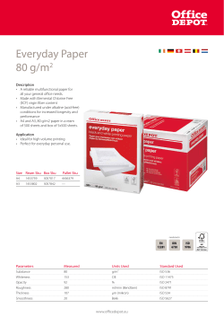 Everyday Paper 80 g/m2