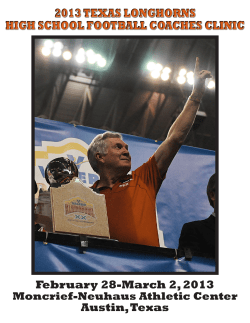 2013 texas longhorns high school football coaches