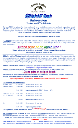 Swim-a-thon - Dixon Dolphins