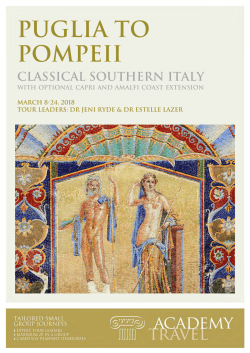 PUGLIA TO POMPEII
