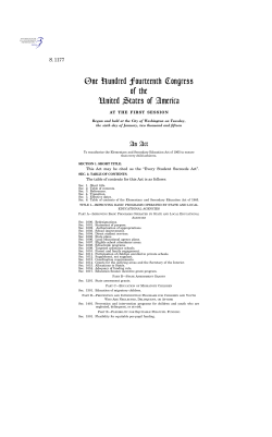 One Hundred Fourteenth Congress of the United States of