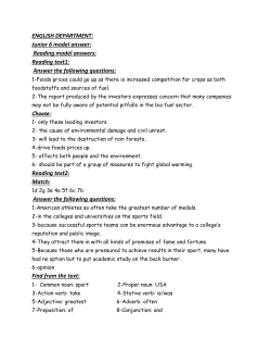 Junior 6 model answer