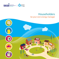 Householders Be Your Own Energy Manager