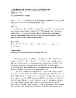 Draft - University of St Andrews