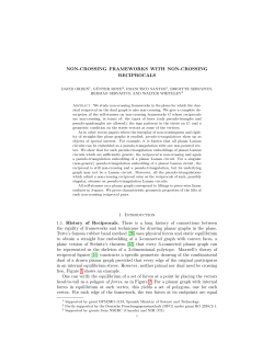 NON-CROSSING FRAMEWORKS WITH NON
