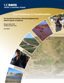 From Testimony to Transformation