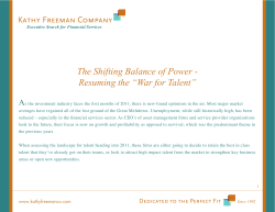 The‌ Shifting‌ Balance‌ of‌ Power‌ –   Resuming‌ the‌ War‌ For‌ Talent‌