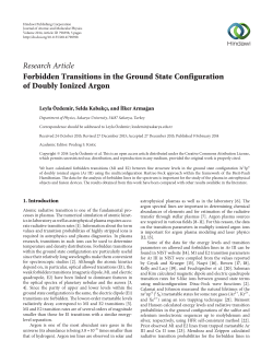 Forbidden Transitions in the Ground State Configuration of Doubly