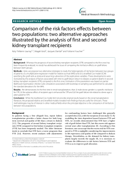 Comparison of the risk factors effects between two populations: two