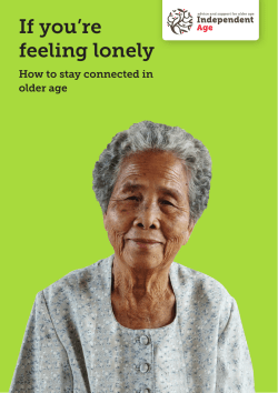 If you`re feeling lonely