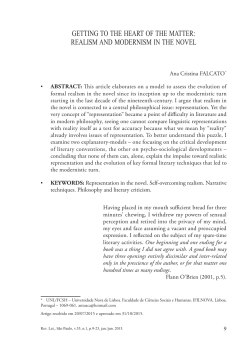 GETTING TO THE HEART OF THE MATTER: REALISM AND