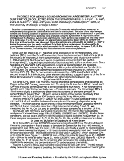 Evidence for Weakly Bound Bromine in Large Interplanetary Dust