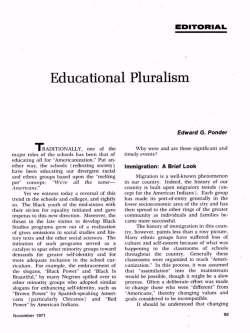 Educational Pluralism