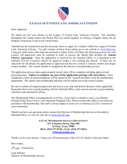 LEAGUE OF UNITED LATIN AMERICAN CITIZENS