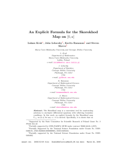 An Explicit Formula for the Skorokhod Map on [0,a]