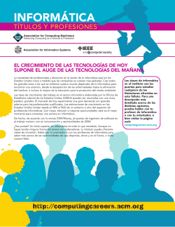 ACM CAREERS Letter Spanish.qrk - Association for Computing