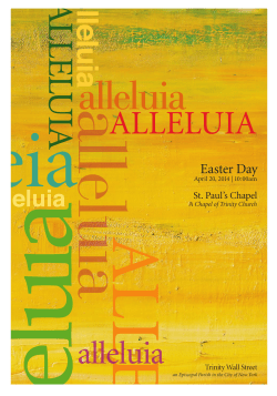 10am Holy Eucharist 4.20.14