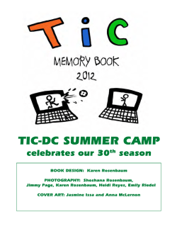 TIC-DC SUMMER CAMP