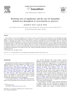 Bootstrap tests of significance and the case for