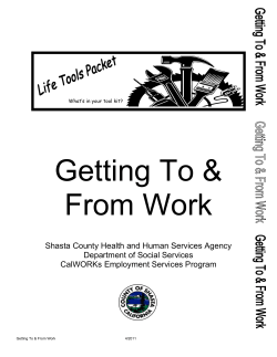 Getting To and From Work