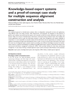 Knowledge-based expert systems and a proof-of