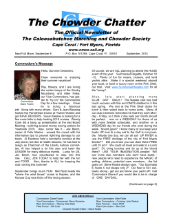 September 2014 - CMCS Sailing Club