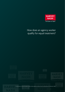 How does an agency worker qualify for equal