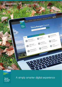the Yarra Ranges Council case study