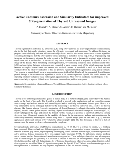 Active Contours Extension and Similarity Indicators for improved 3D