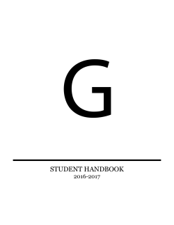 student handbook - Granite School District
