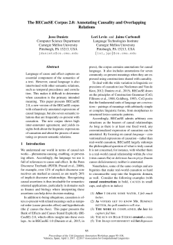 Annotating Causality and Overlapping Relations