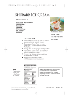 Rhubarb Ice Cream